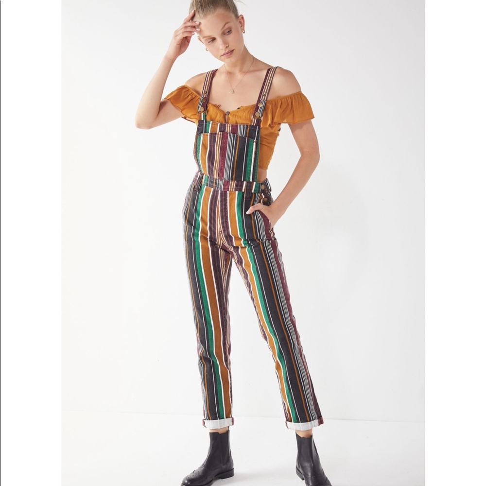 BDG Marcy striped overall